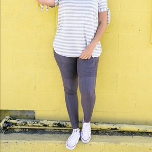 Moto Jegging Charcoal